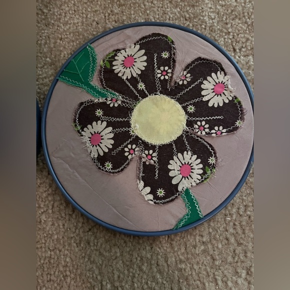 Floral Wall Embroidery Hoop Set - Picture 2 of 4